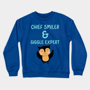 Youngest siblings are chief smilers and gigglers Crewneck Sweatshirt